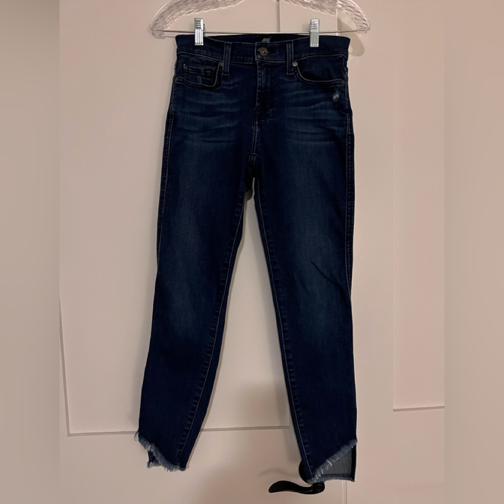 Women’s Seven Cropped ankle distressed jeans